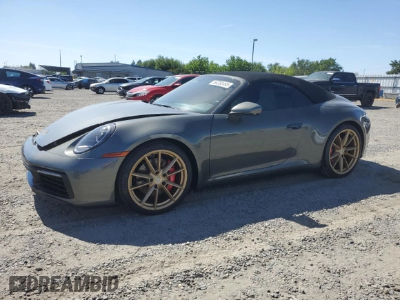 2020 Porsche 911 Carrera S with VIN WP0CB2A90LS264408, listed as a Copart auction lot 56250465 with 13,730 mi miles and Salvage Title. Bid and sale history available at DreamBid. Image 1.