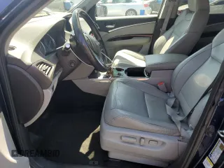 2014 Acura MDX Technology with VIN 5FRYD3H46EB005081, listed as a Copart auction lot 57799425 with 208,568 mi miles and Salvage title. Bid and sale history available at DreamBid. Image 7.