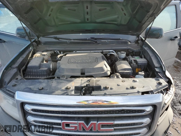 2016 GMC Canyon 4WD SLE with VIN 1GTG6CE35G1250226, listed as a Copart auction lot 45535845 with 140,227 mi miles and Salvage title. Bid and sale history available at DreamBid. Image 11.