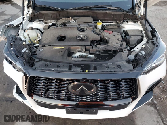 2024 Infiniti QX50 Sport with VIN 3PCAJ5FB1RF112540, listed as a Copart auction lot 85435974 with 3,055 mi miles and Salvage Title. Bid and sale history available at DreamBid. Image 12.