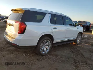 2022 GMC Yukon SLT with VIN 1GKS2BKDXNR317371, listed as a Copart auction lot 41651035 with 23,260 mi miles and Clean Title. Bid and sale history available at carsss.com. Image 3.
