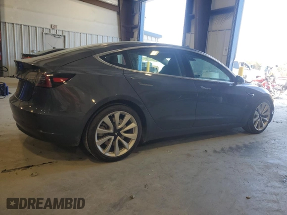 2018 Tesla Model 3 Long Range Battery with VIN 5YJ3E1EA5JF059313, listed as a Copart auction lot 51039105 with 73,706 mi miles and Salvage Title. Bid and sale history available at carsss.com. Image 3.