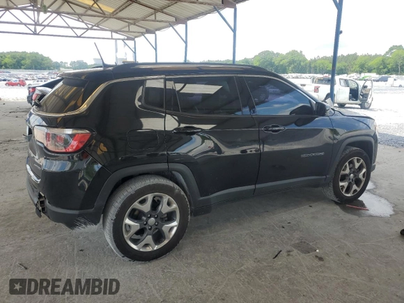 2018 Jeep Compass Limited with VIN 3C4NJDCBXJT258828, listed as a Copart auction lot 56818835 with 115,721 mi miles and Salvage title. Bid and sale history available at DreamBid. Image 3.