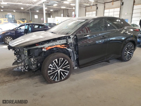 2023 Lexus RZ with VIN JTJAAAAB7PA002286, listed as a Copart auction lot 76578644 with 2,452 mi miles and Salvage Title. Bid and sale history available at carsss.com. Image 1.