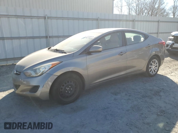 2011 Hyundai Elantra Limited with VIN 5NPDH4AE9BH028414, listed as a Copart auction lot 87809005 with 160,822 mi miles and Salvage title. Bid and sale history available at DreamBid. Image 1.