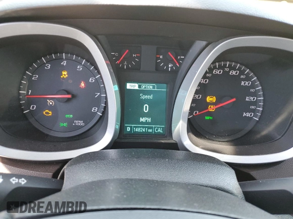 2013 Chevrolet Equinox LTZ with VIN 1GNALFEK0DZ117160, listed as a Copart auction lot 50607755 with 148,241 mi miles and Salvage Title. Bid and sale history available at carsss.com. Image 9.