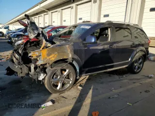 2017 Dodge Journey Crossroad Plus with VIN 3C4PDCGG6HT537266, listed as a Copart auction lot 49492455 with 0 mi miles and Salvage Title. Bid and sale history available at carsss.com. Image 1.