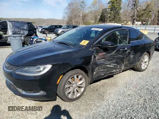2015 Chrysler 200 C with VIN 1C3CCCCB3FN710772, listed as a Copart auction lot 49679005 with 209,051 mi miles and Salvage Title. Bid and sale history available at carsss.com. Image 1.