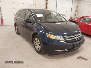 2014 Honda Odyssey EX with VIN 5FNRL5H48EB096987, listed as a IAAI auction lot 42039652 with 108,851 mi miles and . Bid and sale history available at carsss.com. Image 1.