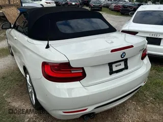 2016 BMW 2 Series 228i with VIN WBA1K9C53GV711048, listed as a Copart auction lot 81537084 with 38,715 mi miles and Salvage Title. Bid and sale history available at carsss.com. Image 3.