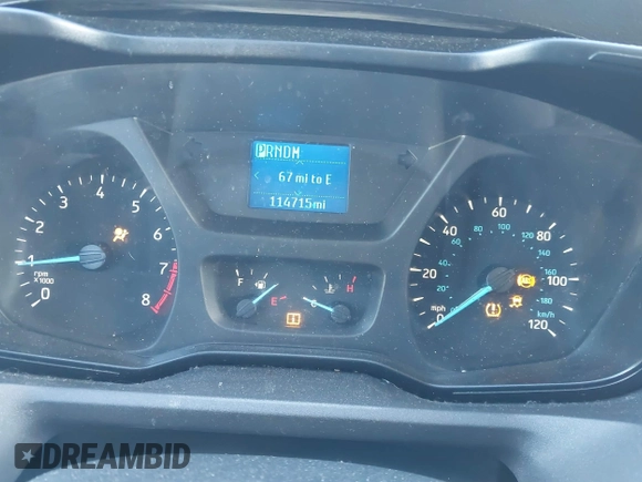 2019 Ford Transit with VIN 1FTYE1YM7KKA23171, listed as a IAAI auction lot 41260744 with 114,715 mi miles and . Bid and sale history available at DreamBid. Image 7.