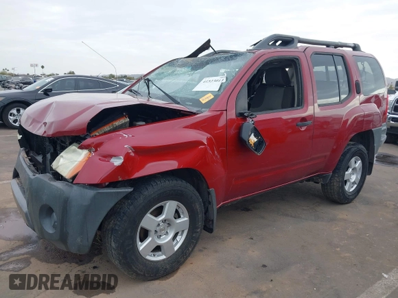 2005 Nissan Xterra S with VIN 5N1AN08UX5C626265, listed as a IAAI auction lot 41523014 with 152,042 mi miles. Bid and sale history available at carsss.com. Image 2.