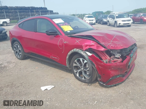 2021 Ford Mustang Mach-E Premium with VIN 3FMTK3SUXMMA10588, listed as a IAAI auction lot 42469174 with 29,480 mi miles and . Bid and sale history available at DreamBid. Image 1.