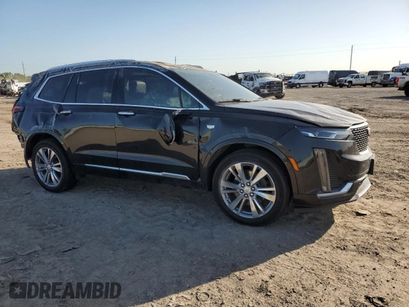 2024 Cadillac XT6 FWD Premium Luxury with VIN 1GYKPCRS7RZ709179, listed as a Copart auction lot 52251305 with 19,442 mi miles and Salvage title. Bid and sale history available at DreamBid. Image 4.
