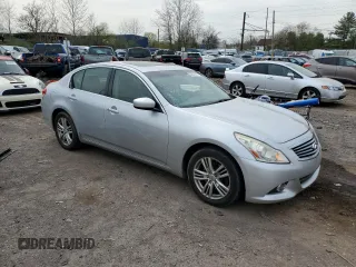 2013 Infiniti G37 x with VIN JN1CV6AR7DM356347, listed as a Copart auction lot 52612295 with 163,965 mi miles and Salvage Title. Bid and sale history available at carsss.com. Image 4.