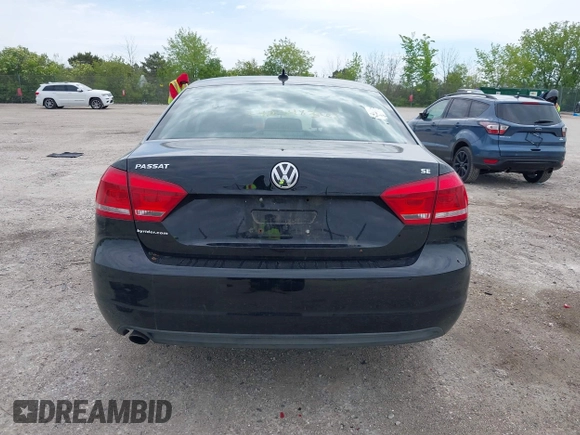 2013 Volkswagen Passat SE with VIN 1VWBH7A33DC000739, listed as a IAAI auction lot 42348369 with 154,793 mi miles and . Bid and sale history available at DreamBid. Image 16.