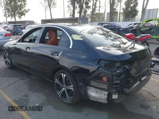 2022 Mercedes-Benz C 300 with VIN W1KAF4GB8NR064247, listed as a IAAI auction lot 40950205 with 24,313 mi miles and . Bid and sale history available at DreamBid. Image 3.
