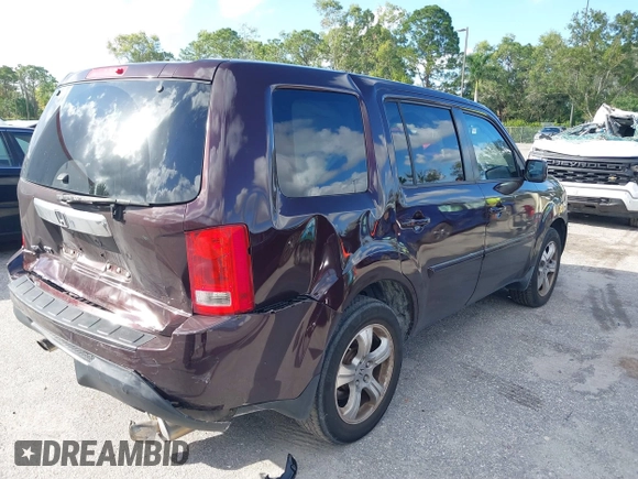 2013 Honda Pilot EX-L with VIN 5FNYF3H60DB024964, listed as a IAAI auction lot 40691878 with 137,870 mi miles and . Bid and sale history available at DreamBid. Image 6.