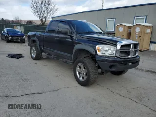2007 Dodge 1500 SLT with VIN 1D7HU18277J539115, listed as a Copart auction lot 45582815 with 231,626 mi miles and Salvage Title. Bid and sale history available at DreamBid. Image 4.