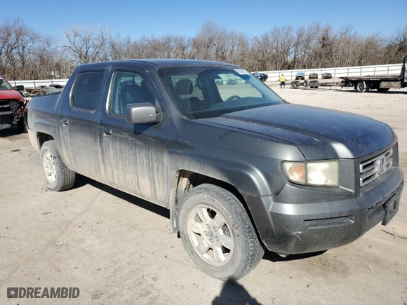 2007 Honda Ridgeline RTS with VIN 2HJYK16497H551395, listed as a Copart auction lot 46249275 with 174,642 mi miles and Salvage Title. Bid and sale history available at carsss.com. Image 4.