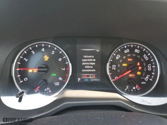 2021 Toyota RAV4 XLE Premium with VIN 2T3C1RFV2MC167755, listed as a Copart auction lot 43845355 with 32,343 mi miles and Salvage Title. Bid and sale history available at carsss.com. Image 9.