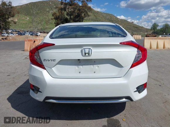2020 Honda Civic Sedan LX with VIN 19XFC2F64LE201551, listed as a IAAI auction lot 41939055 with 67,461 mi miles. Bid and sale history available at carsss.com. Image 16.
