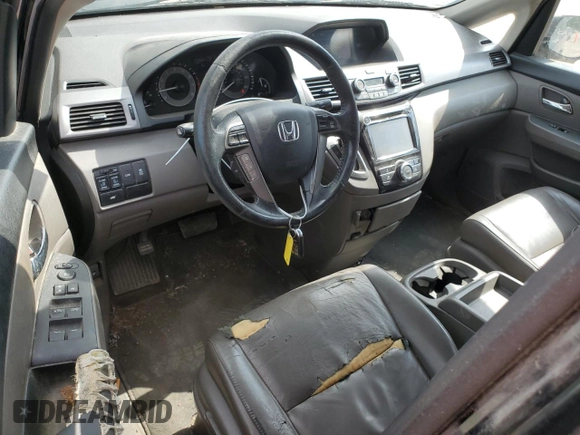 2014 Honda Odyssey EX-L with VIN 5FNRL5H69EB066107, listed as a Copart auction lot 57449255 with 172,833 mi miles and Clean title. Bid and sale history available at DreamBid. Image 8.