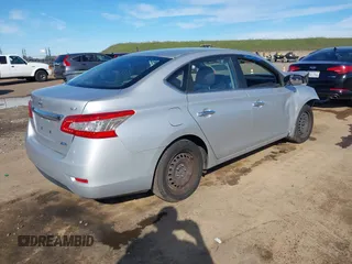 2013 Nissan Sentra SV with VIN 3N1AB7AP8DL635143, listed as a IAAI auction lot 41599598 with Not Provided miles and . Bid and sale history available at carsss.com. Image 4.