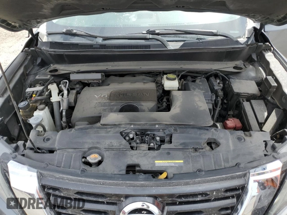 2020 Nissan Pathfinder S z VIN 5N1DR2AN4LC592594, wystawiony jako Copart lot #52460125 z przebiegiem 86 655 mil mil oraz Szkoda całkowita • Salvage title. Historia ofert i sprzedaży dostępna na DreamBid. Obrazek 14.