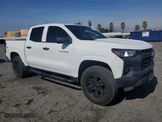 2023 Chevrolet Colorado 4WD Work Truck with VIN 1GCGTBEC9P1197906, listed as a Copart auction lot 45225455 with 45,087 mi miles and Salvage Title. Bid and sale history available at carsss.com. Image 4.
