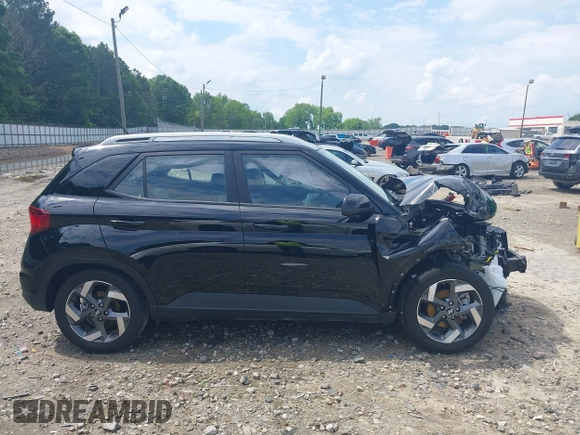 2024 Hyundai Venue Limited with VIN KMHRC8A30RU296273, listed as a IAAI auction lot 42267199 with 10,975 mi miles and . Bid and sale history available at DreamBid. Image 14.
