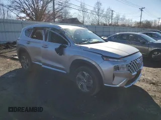 2021 Hyundai Santa Fe SEL with VIN 5NMS2DAJ1MH360286, listed as a Copart auction lot 47146535 with 25,652 mi miles and Salvage Title. Bid and sale history available at carsss.com. Image 4.