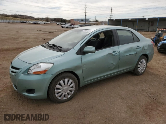 2008 Toyota Yaris with VIN JTDBT923184029555, listed as a Copart auction lot 50807755 with 98,072 mi miles and Salvage Title. Bid and sale history available at DreamBid. Image 1.