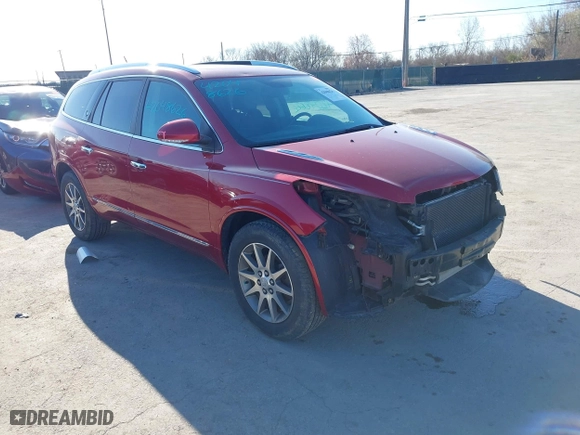 2013 Buick Enclave Leather with VIN 5GAKVCKDXDJ105500, listed as a IAAI auction lot 42048626 with 132,828 mi miles. Bid and sale history available at carsss.com. Image 1.