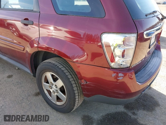 2007 Chevrolet Equinox LS with VIN 2CNDL23F376089600, listed as a IAAI auction lot 41949960 with 193,601 mi miles. Bid and sale history available at carsss.com. Image 6.