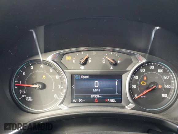 2024 Chevrolet Equinox LT with VIN 3GNAXKEG0RL106683, listed as a Copart auction lot 47869355 with 24,359 mi miles and Salvage Title. Bid and sale history available at DreamBid. Image 9.