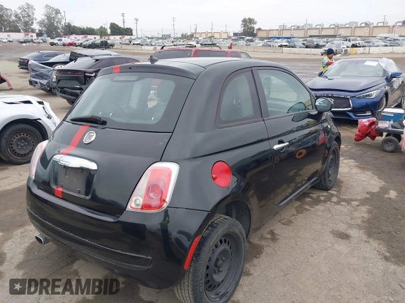 2012 FIAT 500 Pop with VIN 3C3CFFAR2CT366064, listed as a IAAI auction lot 42430786 with 119,011 mi miles and . Bid and sale history available at DreamBid. Image 4.