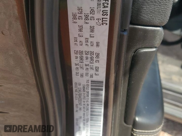2017 Jeep Grand Cherokee Limited z VIN 1C4RJFBG4HC931547, wystawiony jako Copart lot #49846825 z przebiegiem 160 588 mil mil oraz Szkoda całkowita • Salvage title. Historia ofert i sprzedaży dostępna na DreamBid. Obrazek 13.