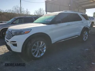 2023 Ford Explorer Platinum with VIN 1FM5K8HC5PGA49513, listed as a Copart auction lot 43654785 with 34,928 mi miles and Salvage title. Bid and sale history available at DreamBid. Image 1.