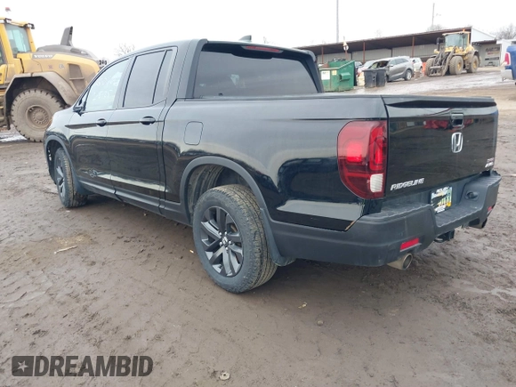 2022 Honda Ridgeline Sport with VIN 5FPYK3F15NB010408, listed as a IAAI auction lot 41538181 with 87,923 mi miles and . Bid and sale history available at DreamBid. Image 3.