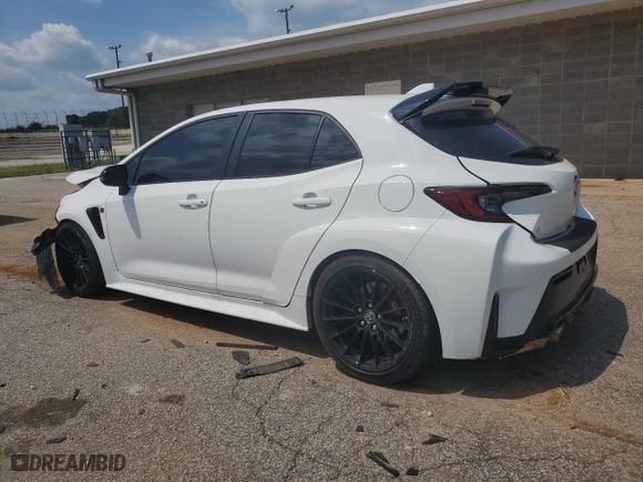 2024 Toyota GR Corolla Core with VIN JTNABAAE5RA011206, listed as a Copart auction lot 67773484 with 11,157 mi miles and Salvage Title. Bid and sale history available at carsss.com. Image 2.