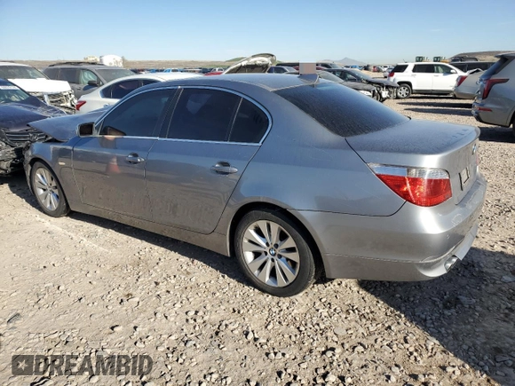 2005 BMW 5 Series 545i with VIN WBANB33575CN66751, listed as a Copart auction lot 49943644 with Not Provided miles and Salvage Title. Bid and sale history available at carsss.com. Image 2.