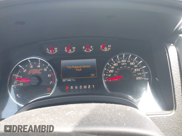 2014 Ford F-150 XL with VIN 1FTFW1ET3EFB42154, listed as a IAAI auction lot 42656209 with 297,149 mi miles and . Bid and sale history available at DreamBid. Image 7.