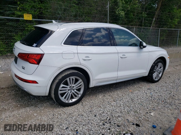 2018 Audi Q5 Premium Plus z VIN WA1BNAFY7J2241275, wystawiony jako Copart lot #60296885 z przebiegiem 47 345 mil mil oraz Szkoda całkowita • Salvage title. Historia ofert i sprzedaży dostępna na DreamBid. Obrazek 3.