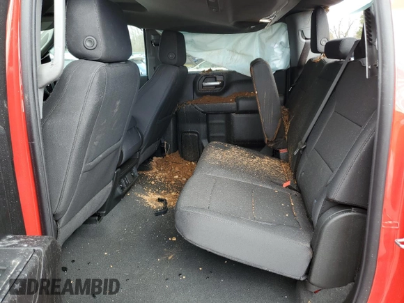 2024 Chevrolet Silverado 1500 Custom with VIN 1GCPDBEK1RZ294848, listed as a Copart auction lot 42704255 with 478 mi miles and Salvage Title. Bid and sale history available at DreamBid. Image 10.