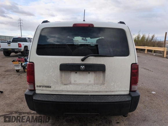 2007 Dodge Nitro SXT with VIN 1D8GT28K47W615392, listed as a Copart auction lot 51834425 with 195,055 mi miles and Salvage Title. Bid and sale history available at carsss.com. Image 6.