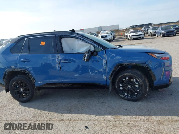 2024 Toyota RAV4 Hybrid XSE with VIN JTME6RFV3RD569619, listed as a IAAI auction lot 41892032 with 4,929 mi miles and . Bid and sale history available at carsss.com. Image 13.
