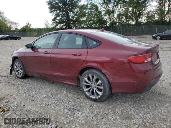 2016 Chrysler 200 S with VIN 1C3CCCBBXGN112181, listed as a Copart auction lot 65390224 with 102,372 mi miles and Non Repairable. Bid and sale history available at carsss.com. Image 2.