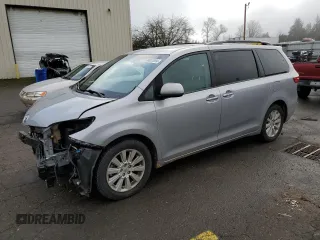 2015 Toyota Sienna Ltd with VIN 5TDDK3DC1FS094400, listed as a Copart auction lot 84051894 with 37,306 mi miles and Salvage Title. Bid and sale history available at carsss.com. Image 1.