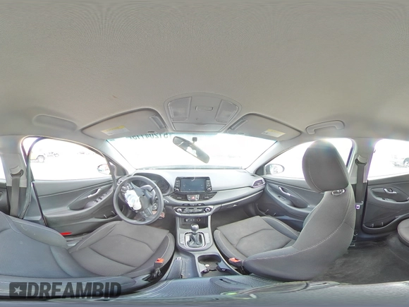 2019 Hyundai Elantra GT with VIN KMHH35LE2KU094601, listed as a Copart auction lot 51204115 with 117,210 mi miles and Salvage Title. Bid and sale history available at carsss.com. Image 12.